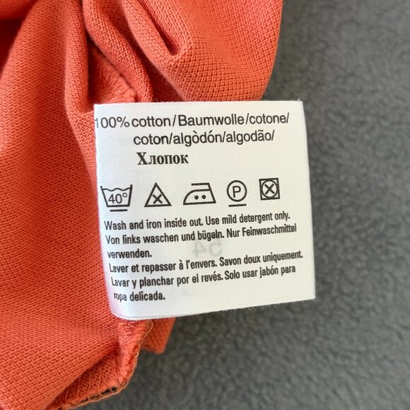 HUGO BOSS Polo Mens M Slim Fit Orange 100% Cotton Excellent - Picture 9 of 12
